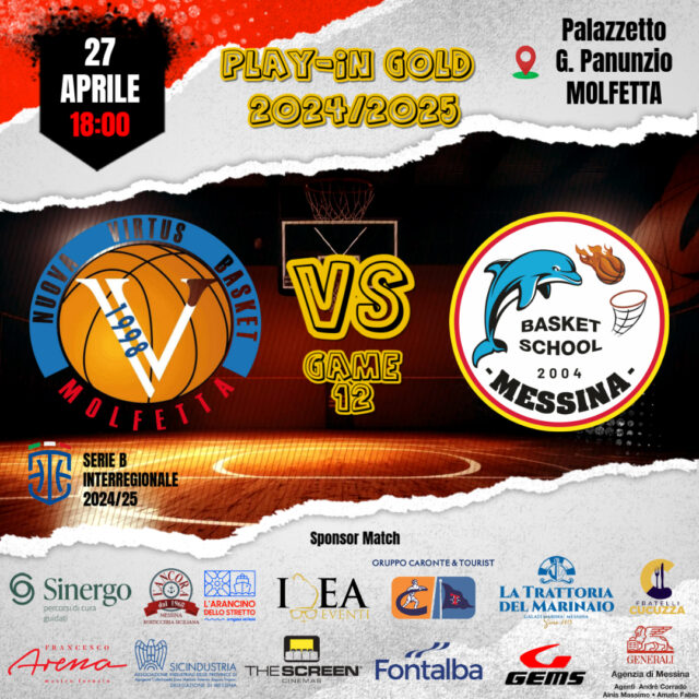 VERSO VIRTUS MOLFETTA – BASKET SCHOOL MESSINA